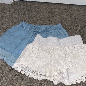 Two pairs of shorts